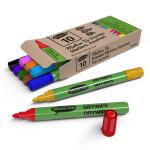 Show-me Drywipe Marker Medium Tip Slim Barrel Assorted Colours (Pack 10) - SDP10A 51309EA