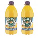 Robinsons Double Concentrate No Added Sugar Orange Squash 1.75 Litre (Pack 2) - 0402046 51766CP