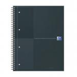 Oxford International Twinwire Notebook Lined 160 Pages Black A4+ - 400194457 52093HB