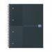 Oxford International Twinwire Notebook Lined 160 Pages Black A4+ - 400194457 52093HB