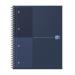 Oxford International Twinwire Notebook Lined 160 Pages Blue A4+ - 400194458 52100HB