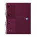 Oxford International Twinwire Notebook Lined 160 Pages Red A4+ - 400194459 52107HB