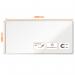 Nobo Premium Plus Steel Magnetic Whiteboard 2000x1000mm - 1915162 52191AC