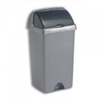ValueX Bin Base and Roll Top Lid Metallic 48 Litre 904106 52249CP