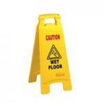 ValueX Caution Wet Floor Plastic Sign Yellow 0905001 52263CP