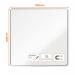 Nobo Premium Plus Steel Magnetic Whiteboard 1200x1200mm - 1915157 52268AC