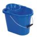 ValueX Plastic Mop Bucket With Wringer And Handle Blue 0907053 52312CP