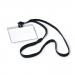 Durable Lanyard Name Badge 60x90mm Black