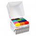 An photograph of Edding Fineliners edding Colour Pen Fine Assorted Colours Classpack would show a pack of 288 pens in various vibrant colors. The pens have a fine tip and are neatly arranged in rows, ready to be used for precision writing or drawing.