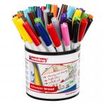 This photograph shows a pack of Edding Colouring Pens & Pencils. The set includes a total of 42 pens in assorted colours, with broad tips for thick lines and vibrant colours. The pens are neatly packaged and ready for use by students, artists, or anyone in need of high-quality colouring tools.