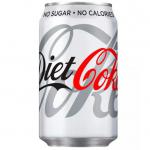 Diet Coca Cola Drink Can 330ml (Pack 24) 402004 52879CP
