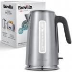 Breville Edge Electric 3kW Kettle 1.7L capacity Low Steam & Low Noise Brushed Stainless Steel - VKT236 52926NR