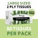 Cheeky Panda Sustainable Plastic-Free Bamboo Flat Facial Tissues 80 Sheets Per Pack (Pack 12) - FLAFTX12