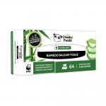 Cheeky Panda Sustainable Plastic-Free Bamboo BALSAM Flat Facial Tissues 64 Sheets Per Pack (Pack 12) - BALSTX12 53045CY