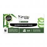 Cheeky Panda Sustainable Plastic-Free Bamboo BALSAM Flat Facial Tissues 64 Sheets Per Pack (Pack 12) - BALSTX12 53045CY