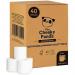 Cheeky Panda Sustainable Plastic-Free Bamboo Toilet Tissue 2 Ply 400 Sheets Per Roll (Pack 40) - PFB2BTOILT 53087CY