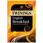 Twinings English Breakfast Tea Envelopes (Pack 50) F14556 53089CP