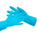 Value Rubber Gloves Blue Lrg PK12