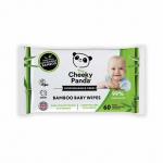 Cheeky Panda Sustainable Biodegradable Bamboo Baby Wipe 60 Wipes Per Pack (Pack 12) - BABYWX12-GBR 53150CY