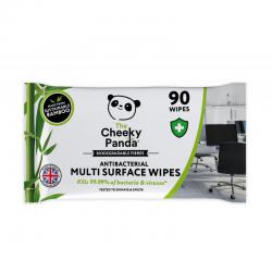 Cheeky Panda Sustainable Biodegradable Bamboo Multi-Purpose Cleaning Wipes 90 Wipes Per Pack (Pack 6 ) - ANTIBWX6-GBR 53157CY