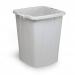 Durable DURABIN ECO 80% Recycled Plastic Waste Recycling Bin 90 Litre Grey with Grey Lid - VEH2024001