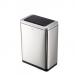 Durable NO TOUCH DUO Sensor Waste Bin 2 x 20L Capacity Silver - 342423 53206DR