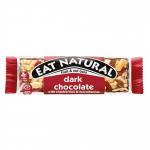 The picture shows 12 packs of 40g Ferrero Snacks Eat Natural Dark Chocolate Fruit & Nut Gluten Free Bars. The bars are neatly packaged in a blue wrapper, with Ferrero Snacks and Eat Natural logos visible. The rich dark chocolate contrasts with the colorful fruits and nuts, creating an enticing snack option.