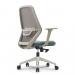 Nautilus Designs Orbit High Back Mesh Task Operator Office Chair Two Tone Design With Fixed Arms GreyTeal - BCMV630GY-TL