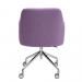 Nautilus Designs Girona Contemporary Fabric Medium Back Armchair With Both Castor and Glide Options Included Purple - BCFZ410PL