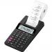 Casio HR-8RCE 12 Digit Mini Printing Calculator Black HR-8RCE-BK-W-EC 53866CX