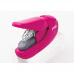 Plus By Pentel Staple-Free Handy Stapler Power Assist Mechanism 5 Sheet Capacity Pink 31148