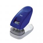 Plus By Pentel Staple-Free Desktop Stapler10 Sheet Capacity and A4 2-Hole Punch With Guidebar Blue 31260 53920PE