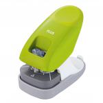 Plus By Pentel Staple-Free Desktop Stapler10 Sheet Capacity and A4 2-Hole Punch With Guidebar Green 31261