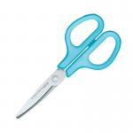 Plus By Pentel Curve Blade Scissors Stainless Steel Left-Handed 175mm Blue 35055 53955PE