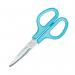Plus By Pentel Curve Blade Scissors Stainless Steel Left-Handed 175mm Blue 35055 53955PE