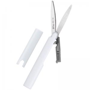 Plus By Pentel Fluorine Coated Non Stick Curved Blades Pocket Scissors