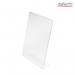 Deflecto A6 Portrait Slanted Literature Display Sign Holder Crystal Clear - 684101 54109DF