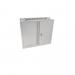 Phoenix SCF Series 2 Door 1 Shelf Steel Storage Cupboard With Key Lock Grey - SCF0891GGK