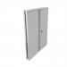 Phoenix SCF Series 2 Door 3 Shelf Steel Storage Cupboard With Key Lock Grey - SCF1491GGK