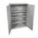 Phoenix SCF Series 2 Door 3 Shelf Steel Storage Cupboard With Key Lock Grey - SCF1491GGK