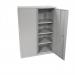 Phoenix SCF Series 2 Door 3 Shelf Steel Storage Cupboard With Electronic Lock Grey - SCF1491GGE