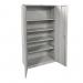 Phoenix SCF Series 2 Door 4 Shelf Steel Storage Cupboard With Electronic Lock Grey - SCF1891GGE