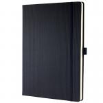 Sigel CONCEPTUM A4 Casebound Hard Cover Notebook Ruled 194 Pages Black CO112 54272SG