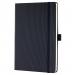 Sigel CONCEPTUM A5 Casebound Hard Cover Notebook Ruled 194 Pages Black CO122 54279SG