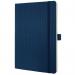 Sigel CONCEPTUM A5 Casebound Soft Cover Notebook Ruled 194 Pages Blue CO327 54307SG
