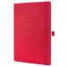 Sigel CONCEPTUM A4 Casebound Soft Cover Notebook Ruled 194 Pages Red CO315 54328SG