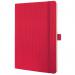 Sigel CONCEPTUM A5 Casebound Soft Cover Notebook Ruled 194 Pages Red CO325 54335SG