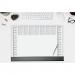 Sigel Paper Desk Pad Office with 2 Year Calendar and Weekly Planner 595x410mm 40 Sheets White with Black Protective Strip HO365 54405SG