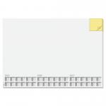 Sigel Paper Desk Pad Memo with 3 Year Calendar 595x410mm 30 Sheets White HO490 54419SG