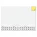 Sigel Paper Desk Pad Memo with 3 Year Calendar 595x410mm 30 Sheets White HO490 54419SG